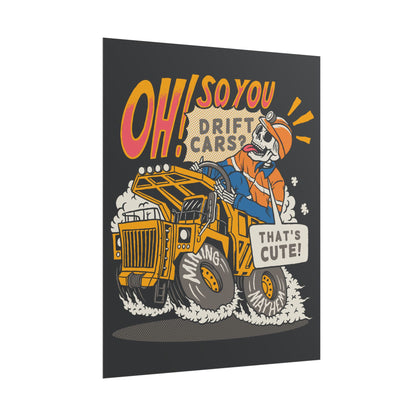 Oh So You Drift Cars - Poster