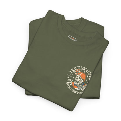 I Love Nightshift Skull - T-Shirt