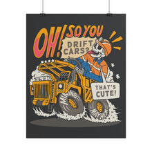 Oh So You Drift Cars - Poster