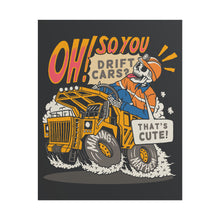 Oh So You Drift Cars - Poster
