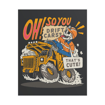 Oh So You Drift Cars - Poster