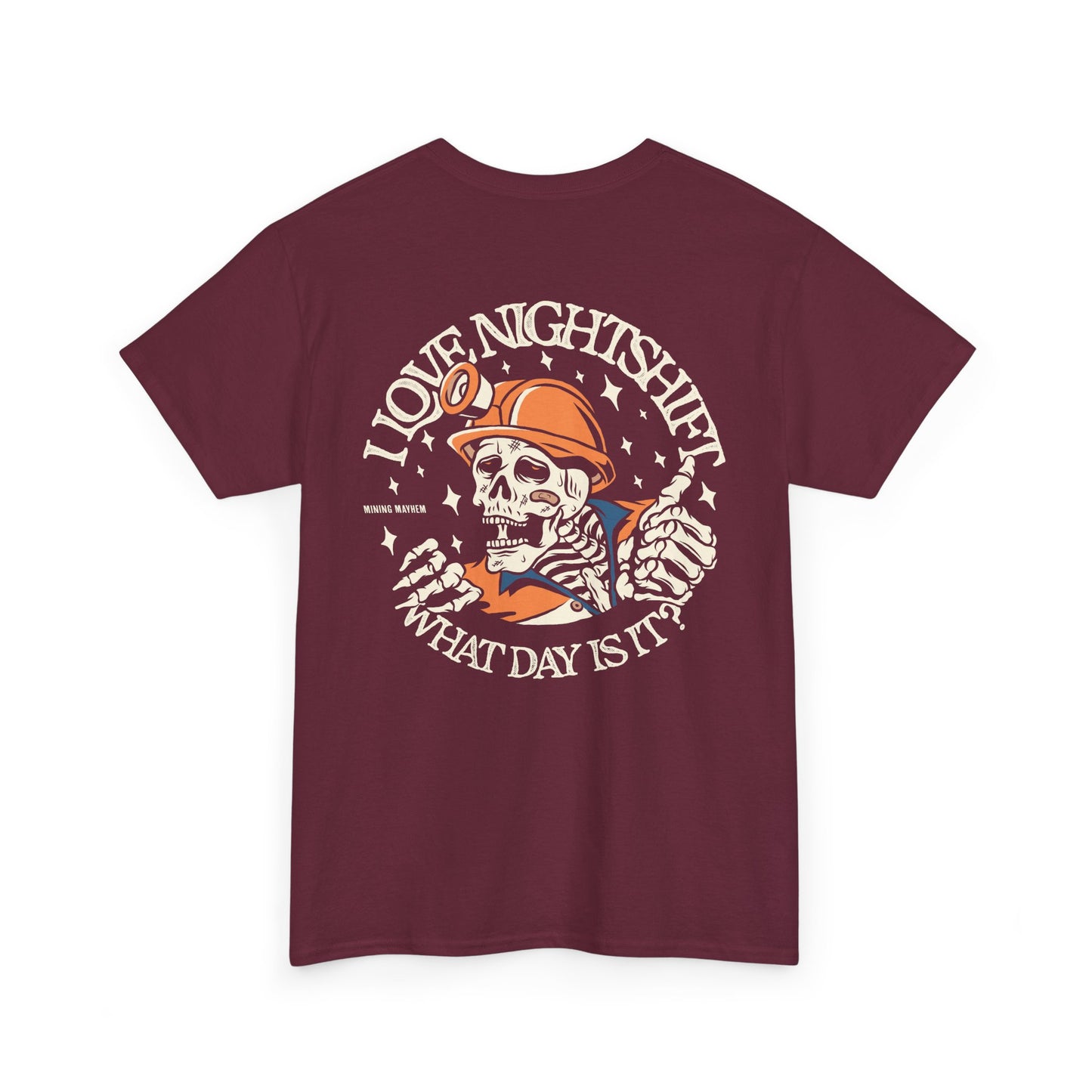 I Love Nightshift Skull - T-Shirt