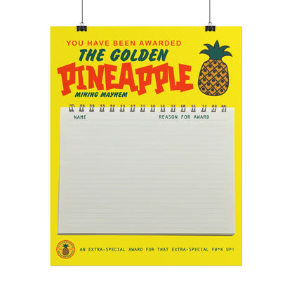 The Golden Pineapple - Poster