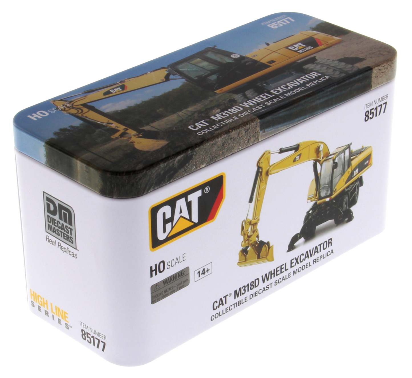CAT M318D Wheeled Excavator packaging front