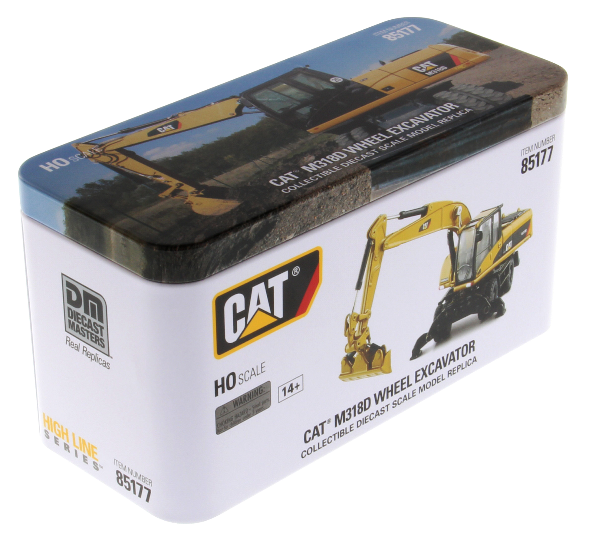 CAT M318D Wheeled Excavator packaging front