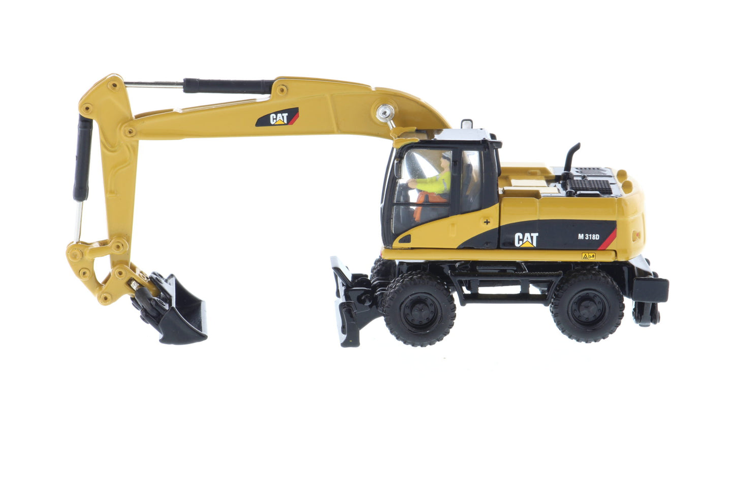 CAT M318D Wheeled Excavator boom detail