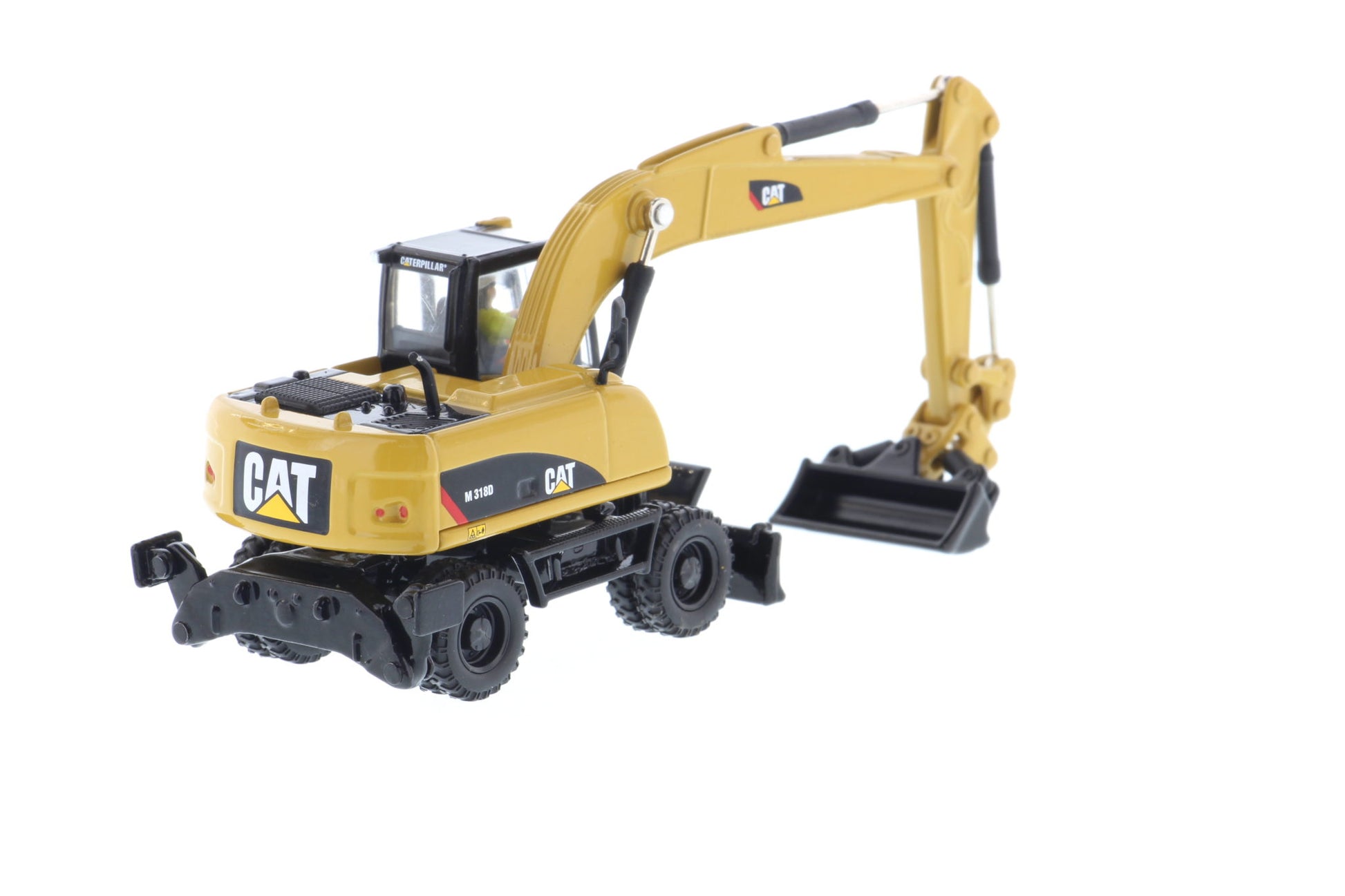 CAT M318D Wheeled Excavator front view