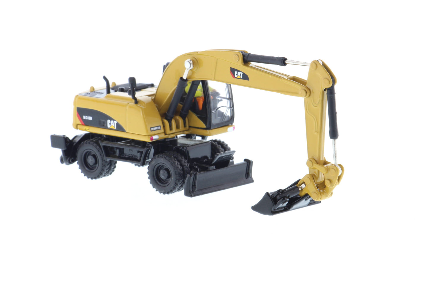 CAT M318D Wheeled Excavator detail view