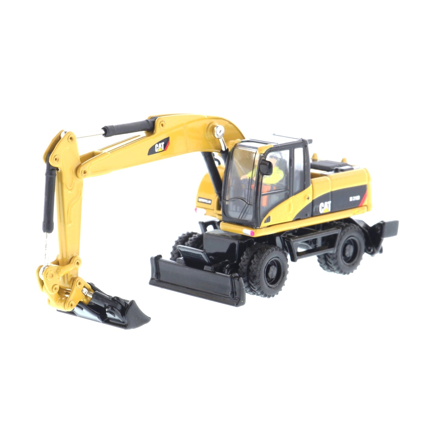 CAT M318D Wheeled Excavator HO 1:87 die cast model