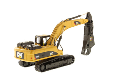 CAT 330D L Hydraulic Excavator with Shear Core Classic Edition 1:50 Scale Die Cast Model