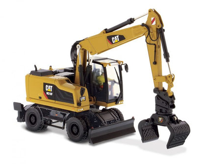 CAT M318F Wheeled Excavator angled view
