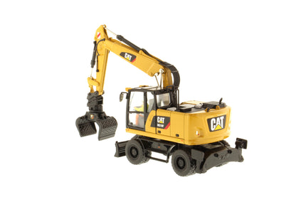 CAT M318F Wheeled Excavator cab detail