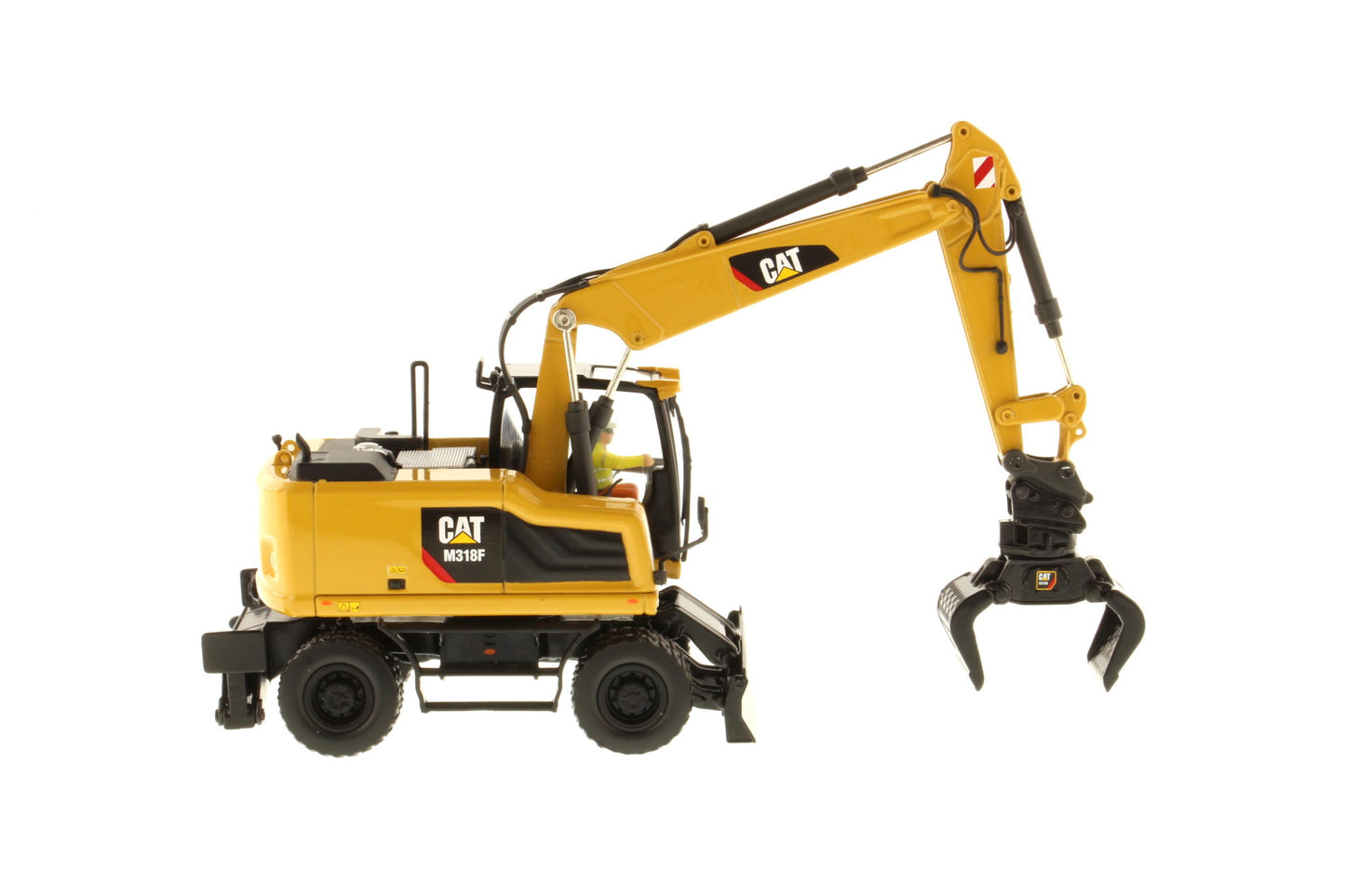 CAT M318F Wheeled Excavator front view