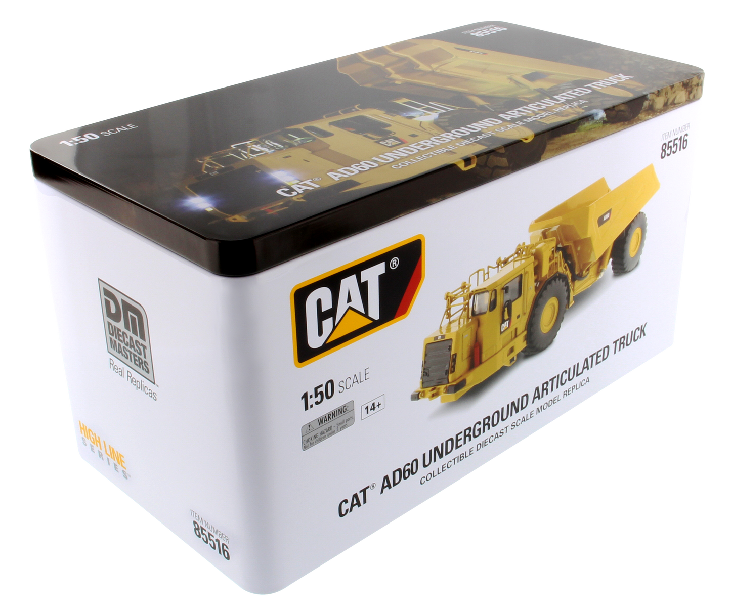 CAT AD60 Articulated Underground Truck High Line Series 1:50 Scale Die Cast Model