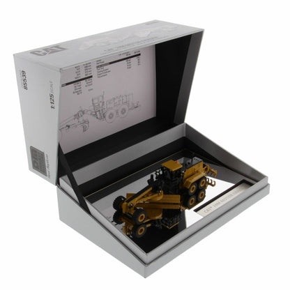 CAT 24M Motor Grader Elite Series flip-top packaging