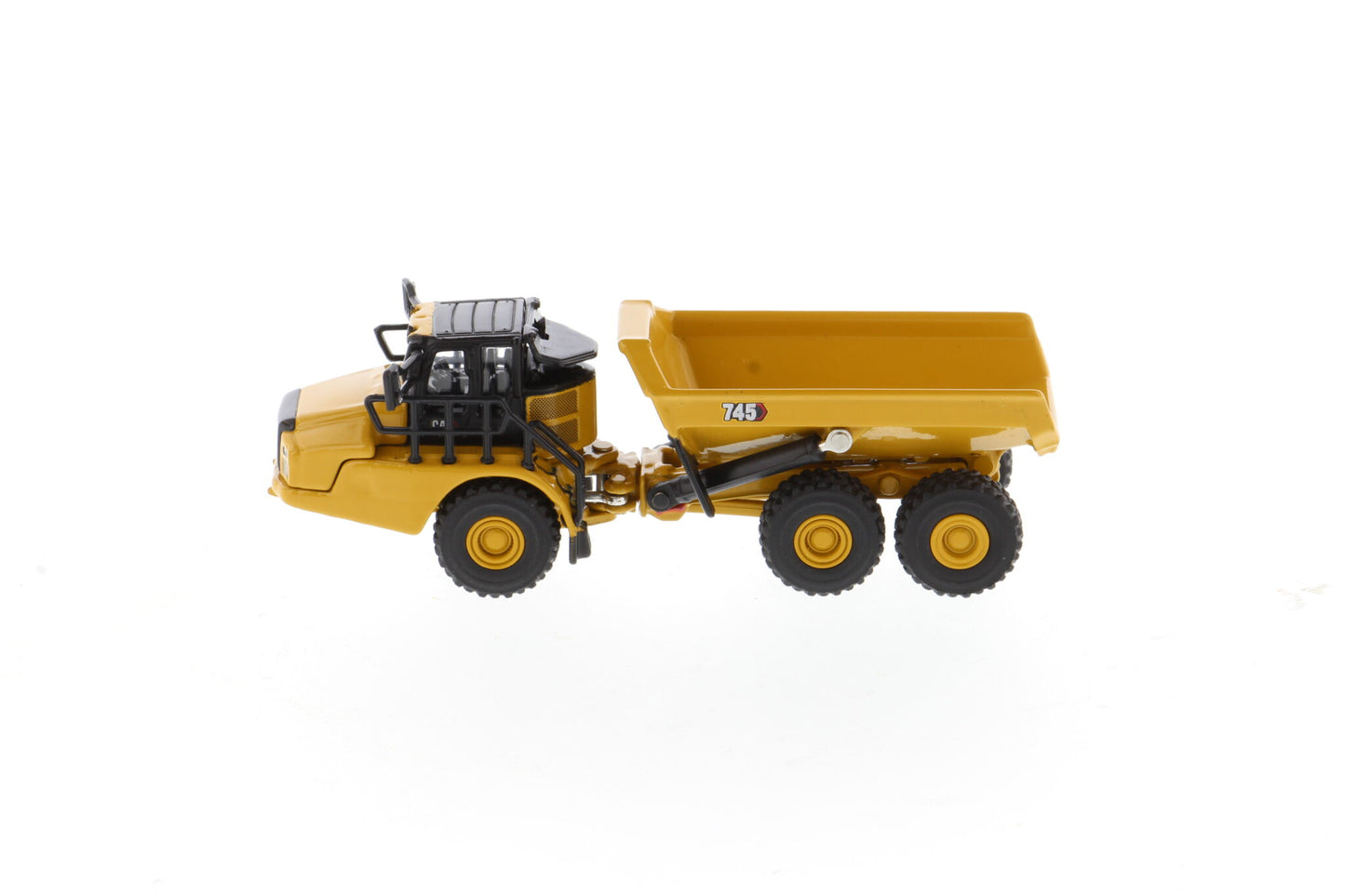 CAT 745 Articulated Truck dump body raised