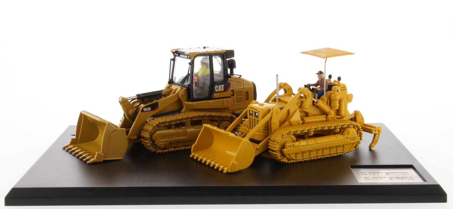 CAT 977 & 963K Track Loader Evolution Series 1:50 Scale Die Cast Model
