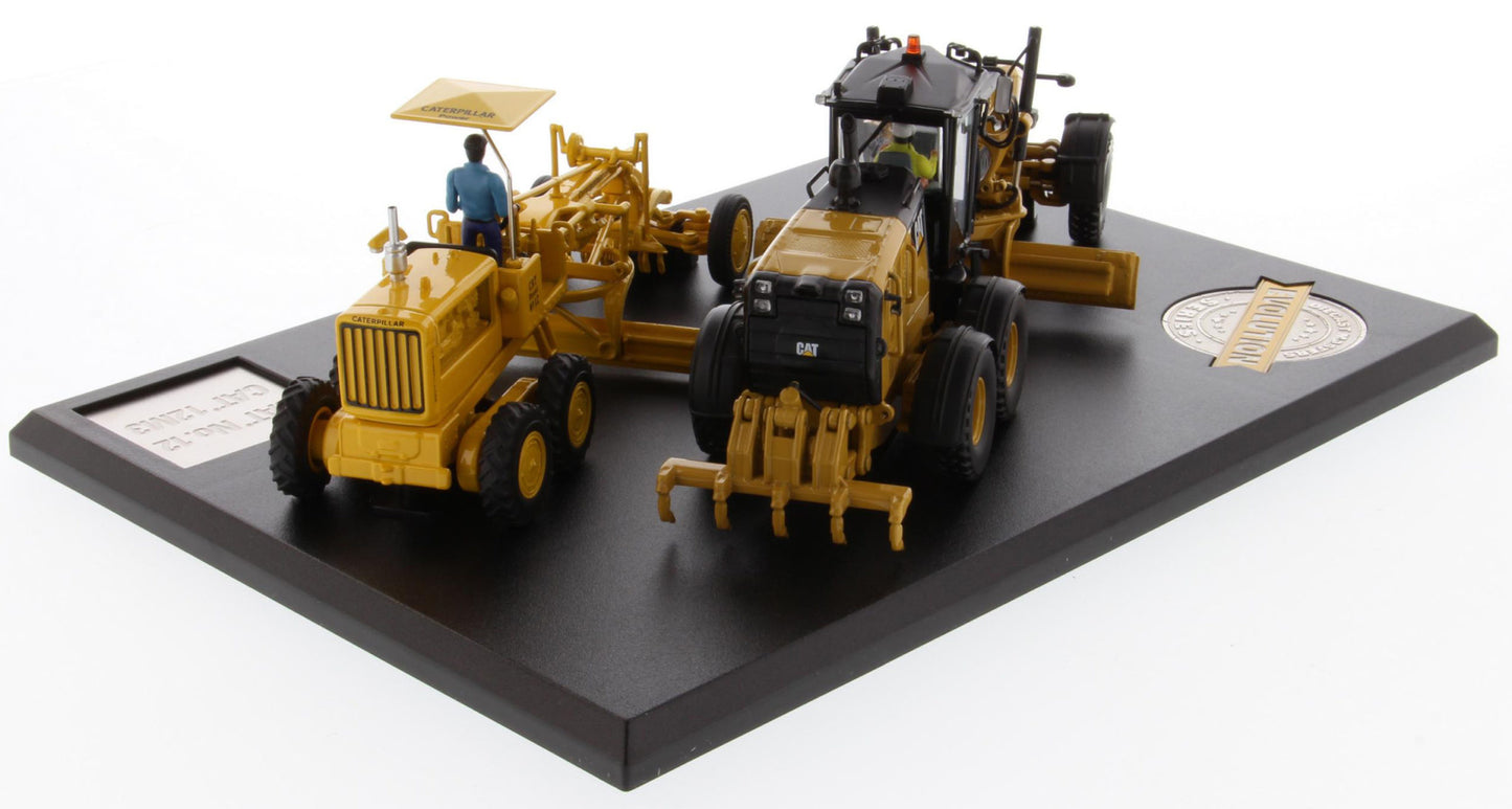 CAT No.12 and 12M3 Motor Grader Evolution Series 1:50 Scale Die Cast Model