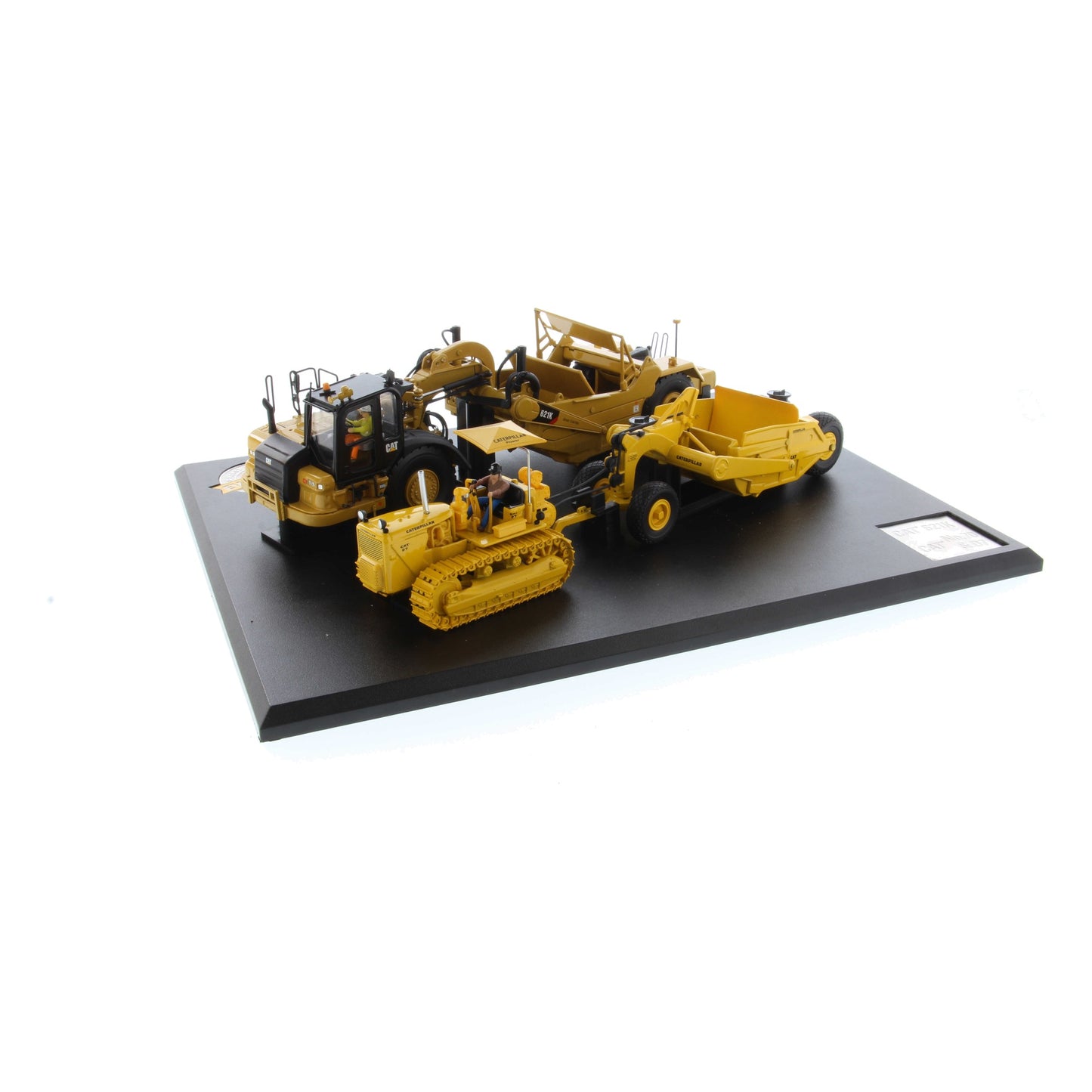 CAT D7C/70 & 621K Motor Scraper Evolution Series 1:50 Scale Die Cast Model