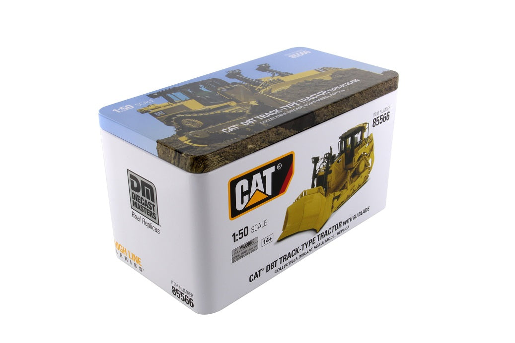 CAT D8T Track-Type Tractor 8U Blade High Line 1:50 Scale Die Cast Model