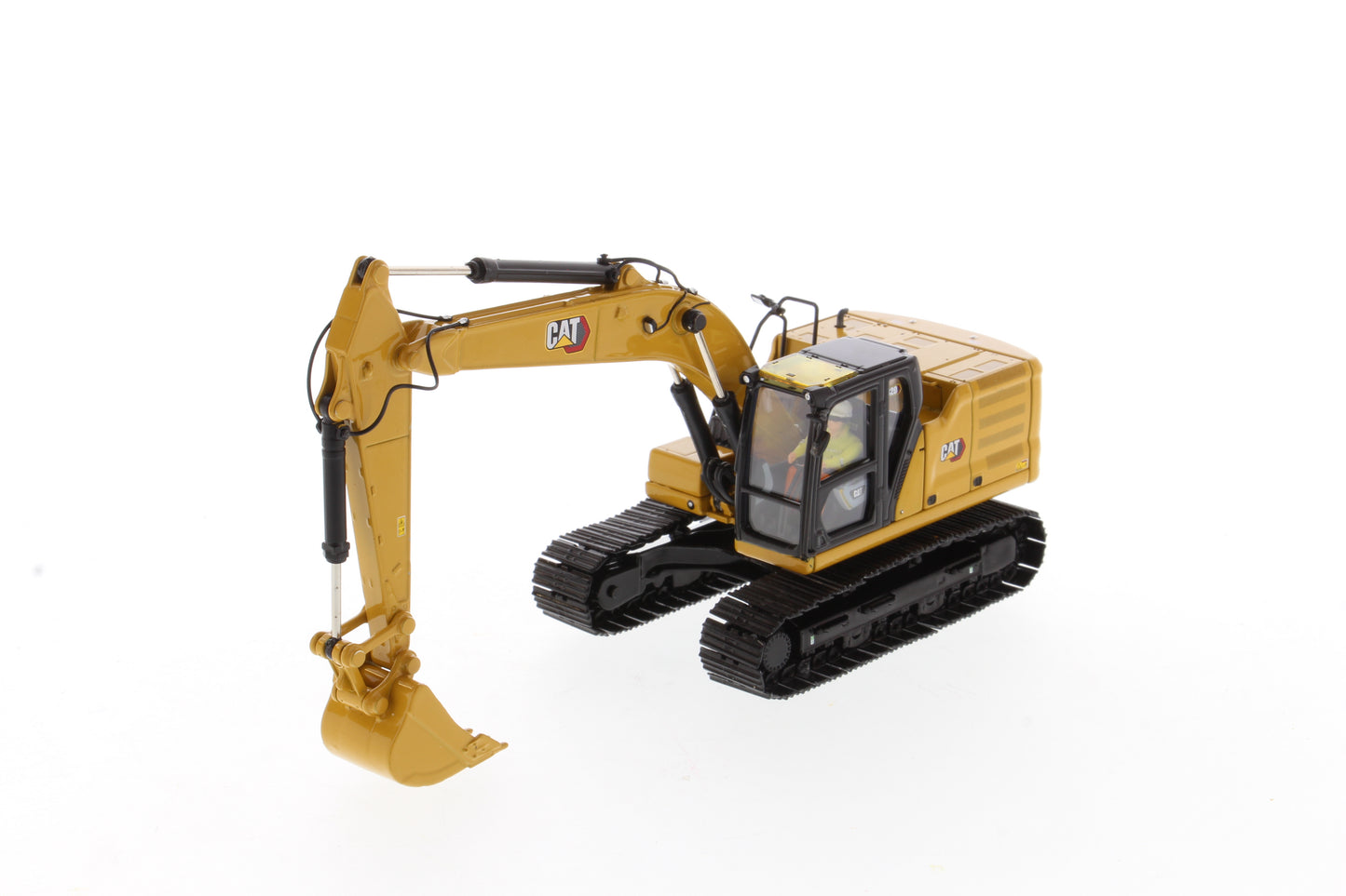 CAT 320 Next Gen excavator boom and bucket detail