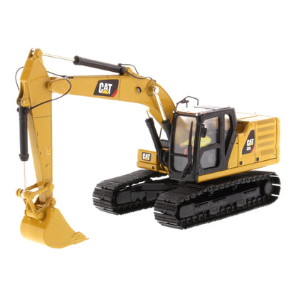 CAT 320 Next Generation Hydraulic Excavator 1:50 scale die cast model in CAT machine yellow