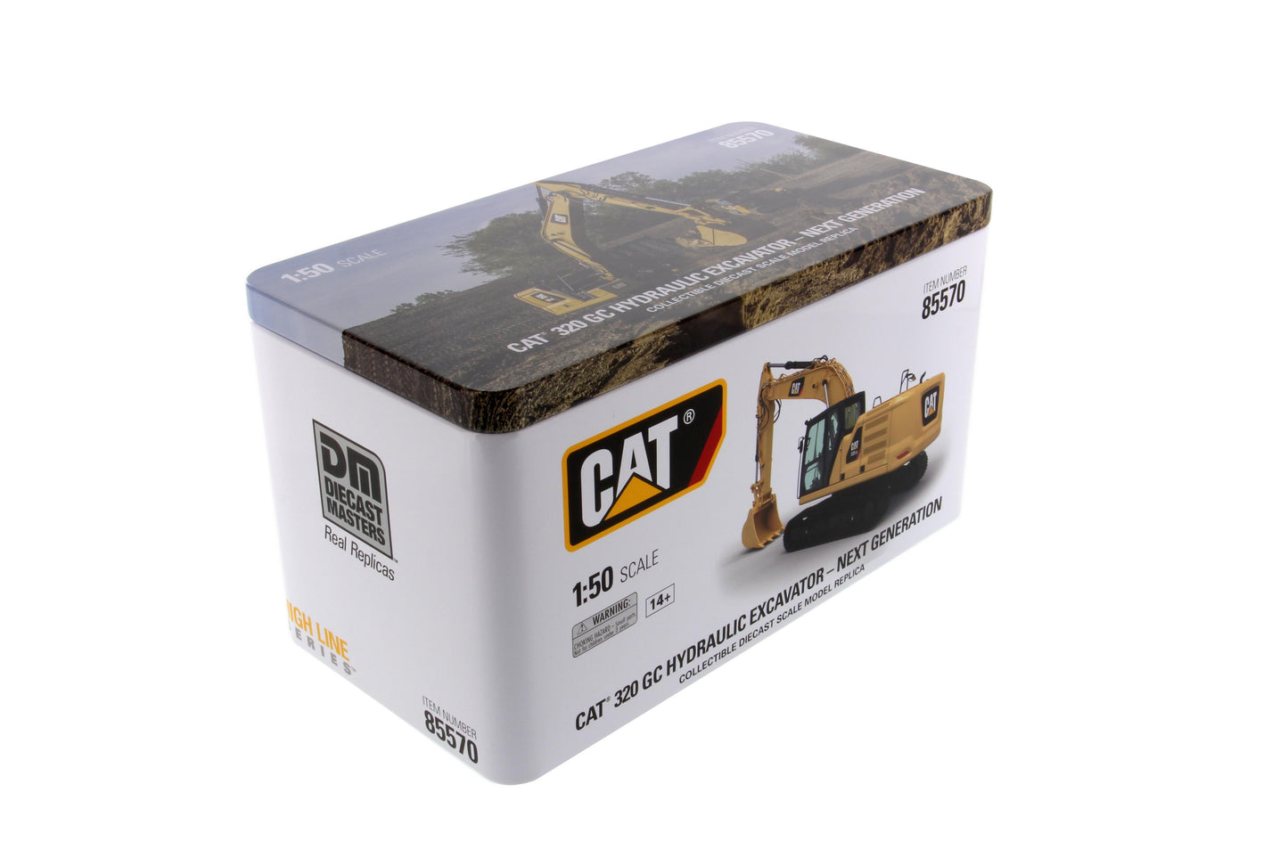 CAT 320 GC High Line Series tin packaging