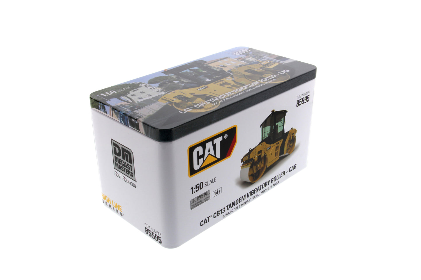 Cat CB-13 Tandem Vibratory Roller w/Cab High Line Series 1:50 Scale Die Cast Model
