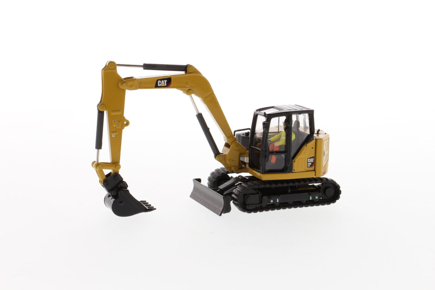CAT 308 mini excavator cab detail