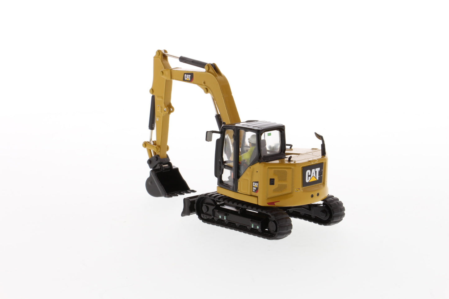 CAT 308 mini excavator rear view