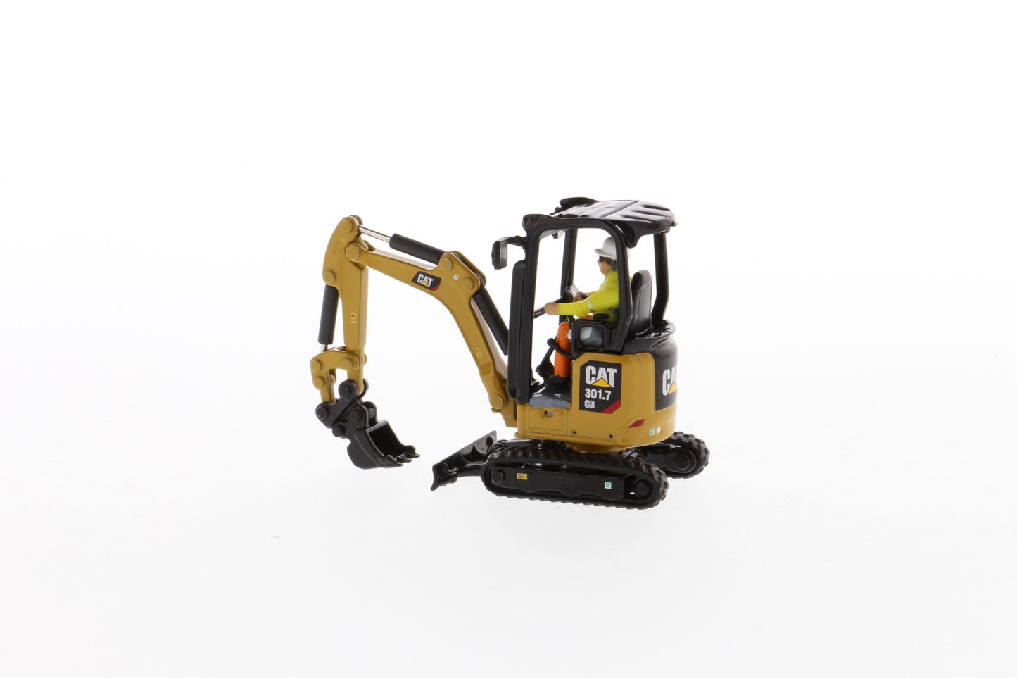 CAT 301.7 mini excavator front view
