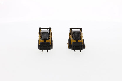 CAT 272D2 Skid Steer Loader & 297D2 Track Loader 1:64 Scale Die Cast Model