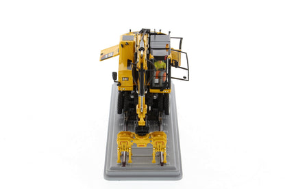 CAT M323F Safety Yellow side view
