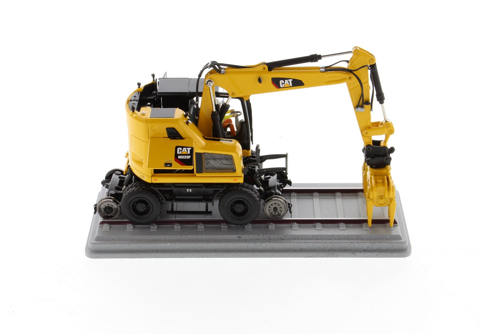 CAT M323F Safety Yellow rear view