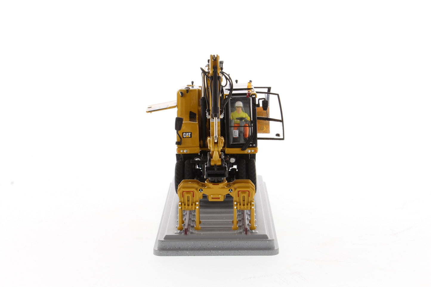 CAT M323F Railroad Excavator side view
