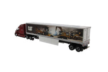 CAT Mural Trailer with Peterbilt 579 Ultraloft Cab Truck 1:50 Scale Die Cast Model