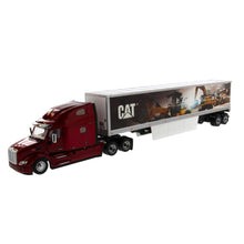 CAT Mural Trailer with Peterbilt 579 Ultraloft Cab Truck 1:50 Scale Die Cast Model