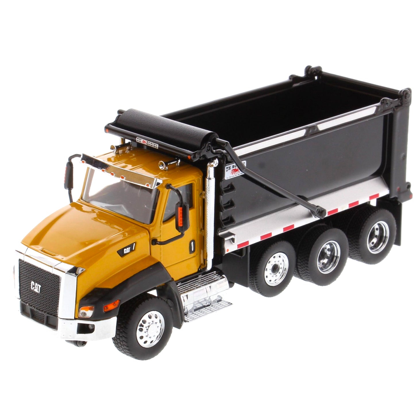 CAT CT660 (SS116BBC) SB OX Stampede Dump Truck Yellow 1:50 Scale Die Cast Model
