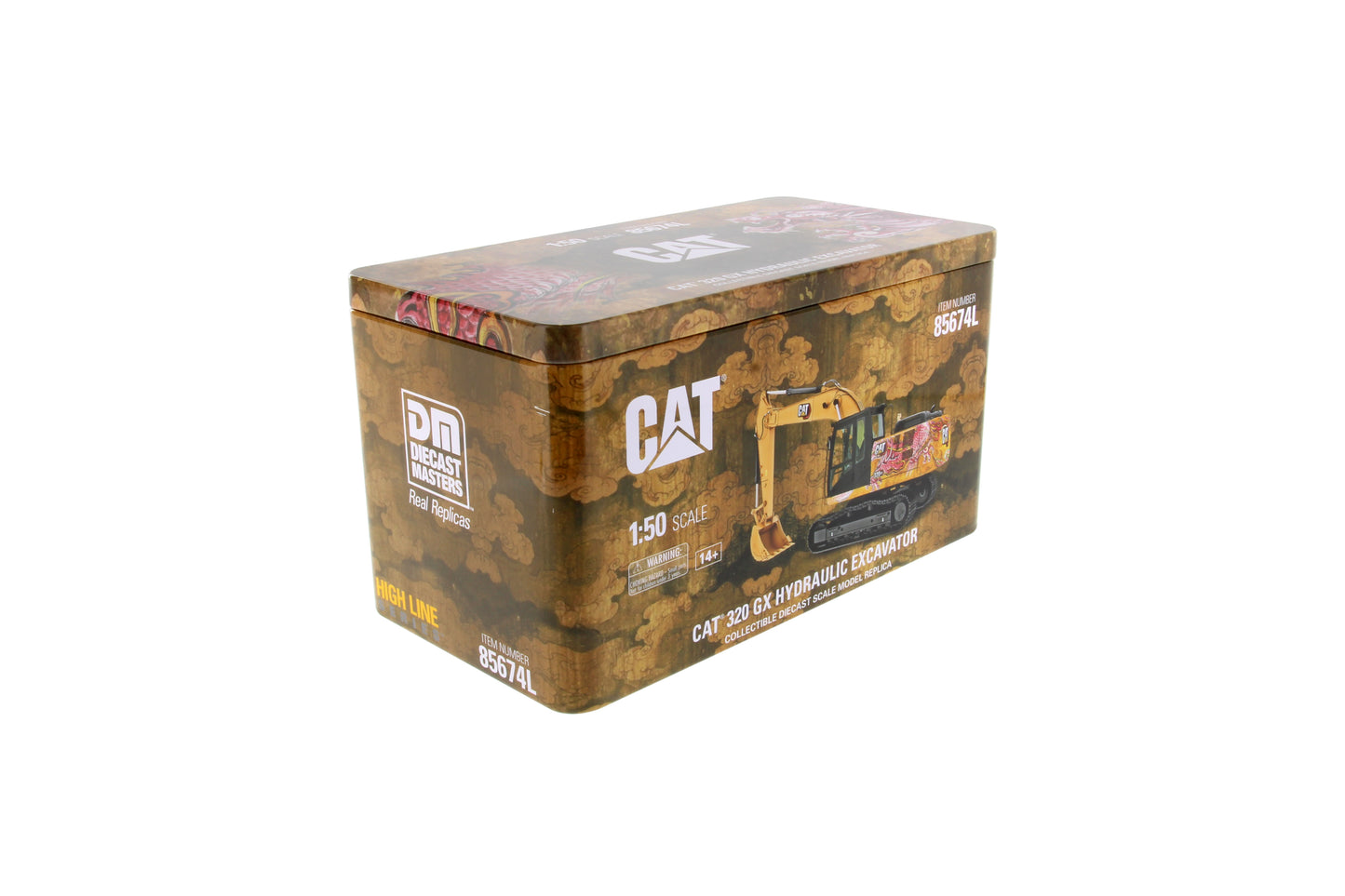CAT 320 GX Dragon Hydraulic Excavator High Line Series 1:50 Scale Die Cast Model