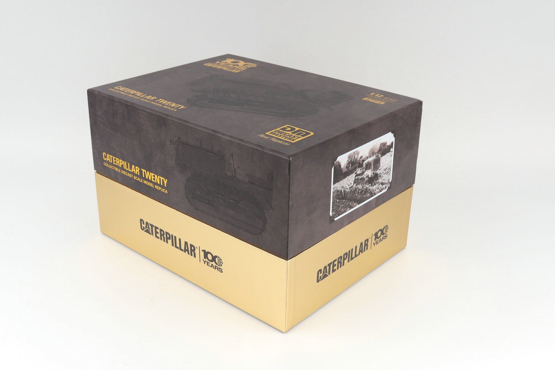 CAT Twenty Centennial display base and backdrop