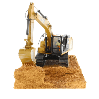CAT 320F Weathered Excavator angle 10