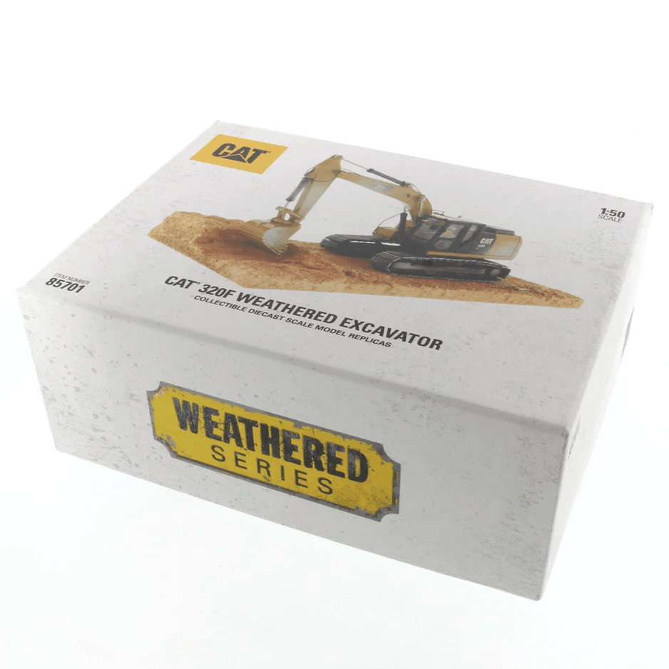 CAT 320F Weathered Excavator angle 11