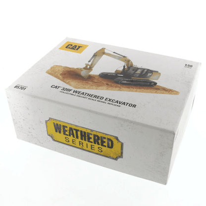 CAT 320F Weathered Excavator angle 11