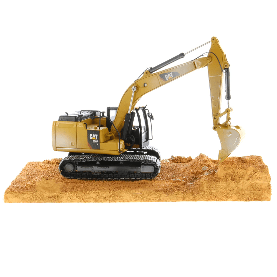 CAT 320F Weathered Excavator angle 4