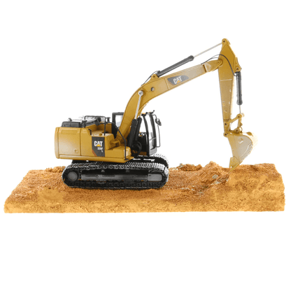 CAT 320F Weathered Excavator angle 4