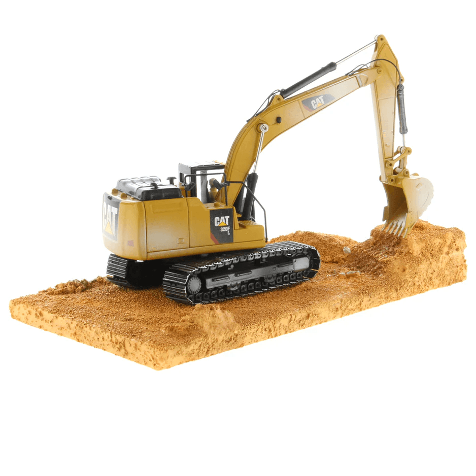 CAT 320F Weathered Excavator angle 5
