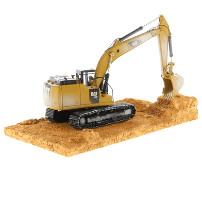 CAT 320F Weathered Excavator angle 5