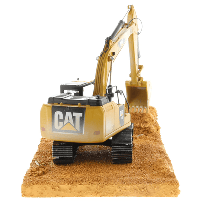 CAT 320F Weathered Excavator angle 6
