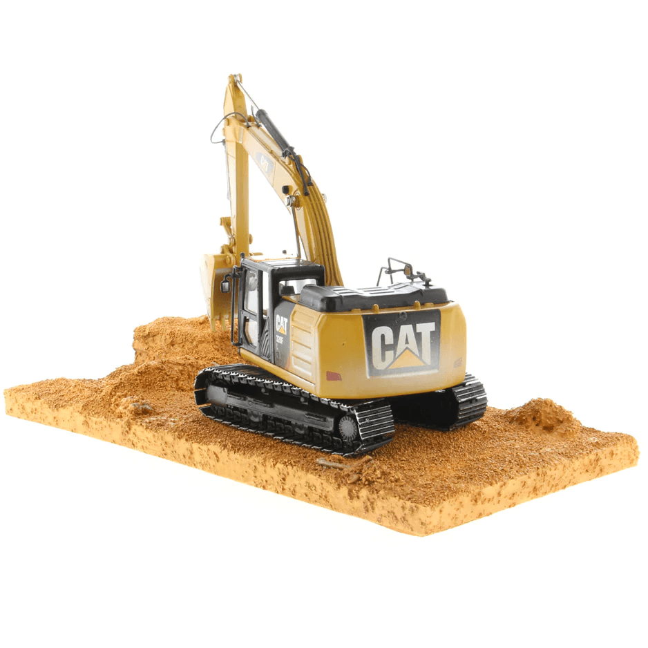 CAT 320F Weathered Excavator angle 7