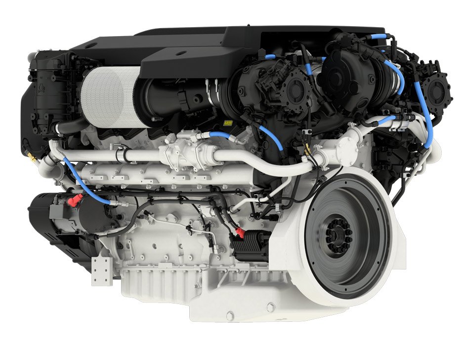 Cat C32B Marine Engine - view 2